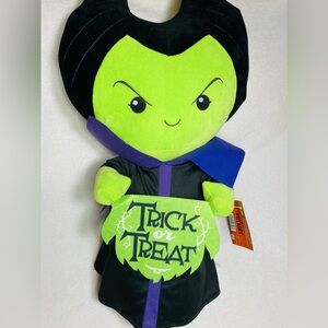 23” NWT Disney Maleficent Halloween Greeter Doll Door Decoration Evil Smile